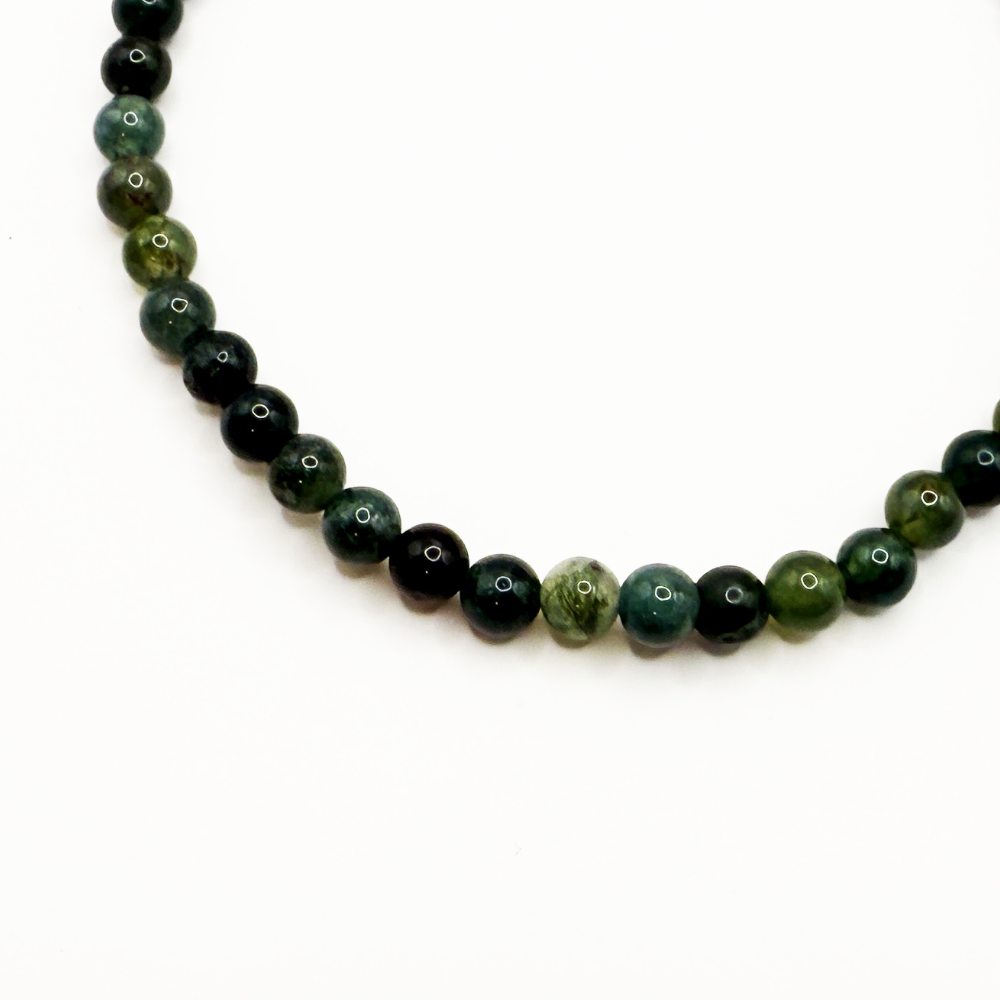 Moss Agate Inner Balance Energy Bracelet