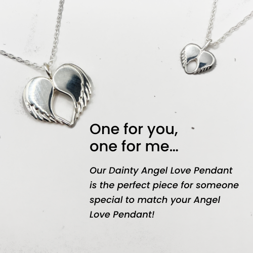 Limited Edition: Dainty Angel Love Pendant