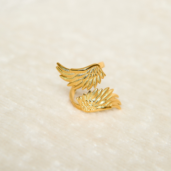 Angel Wing Dove Feather Ring