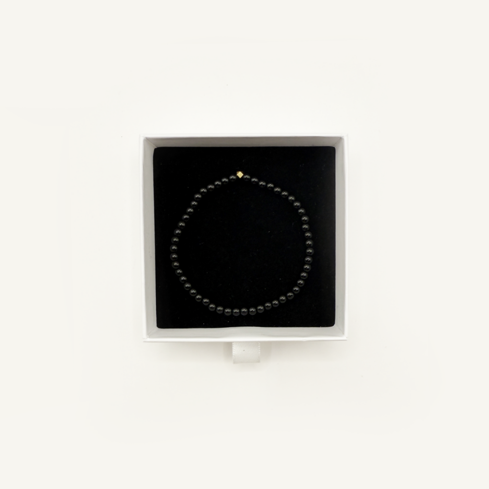 Black Obsidian Strength Bracelet