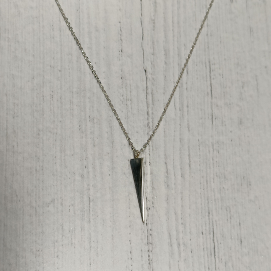 Dainty Silver Point Pendant