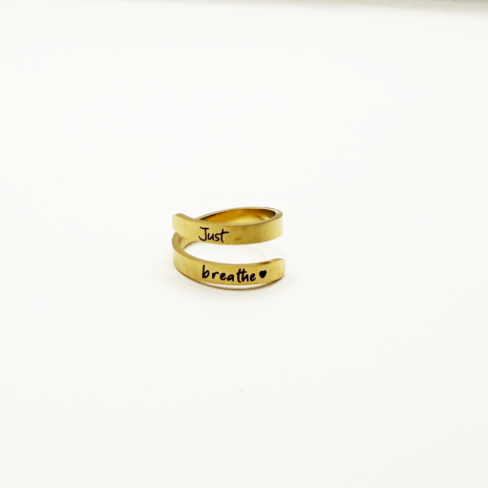 Just Breathe Ring