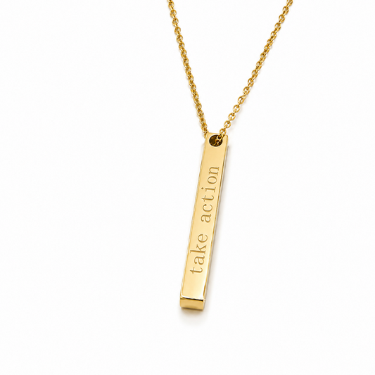 Manifesting Bar Necklace