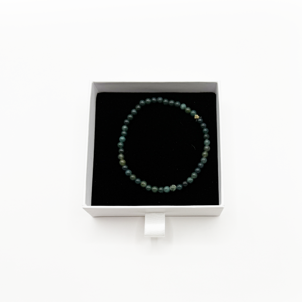 Moss Agate Inner Balance Energy Bracelet