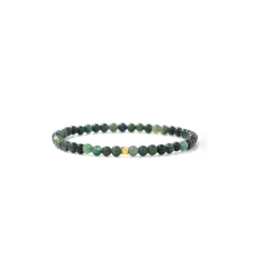 Moss Agate Inner Balance Energy Bracelet