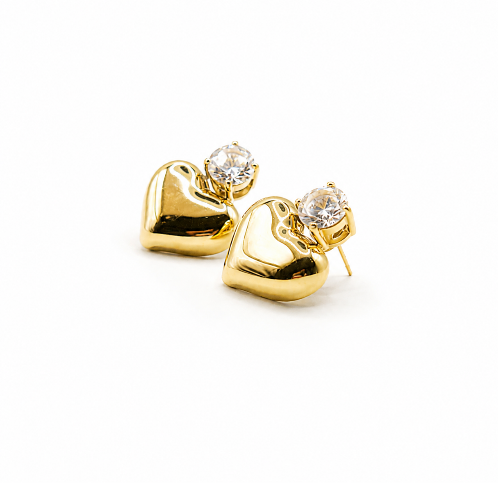 Open Heart Earrings
