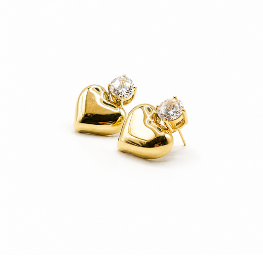 Open Heart Earrings