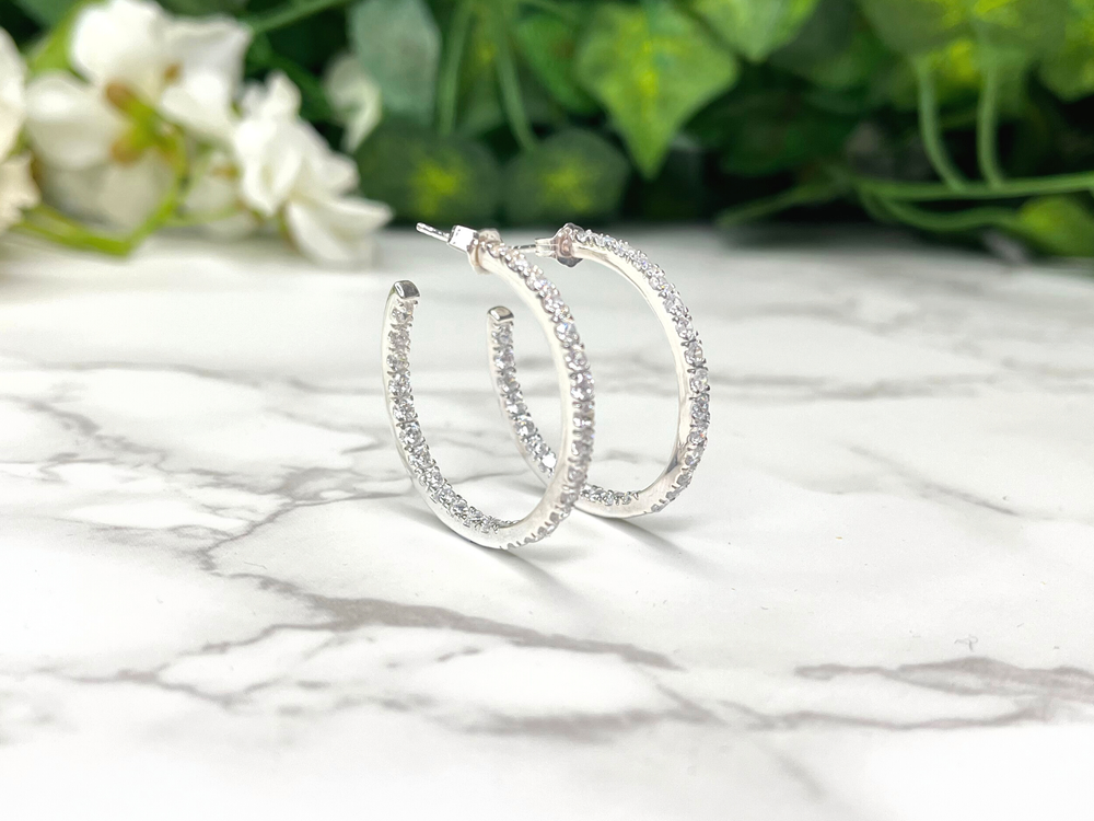Sparkle Universe Hoop Earrings